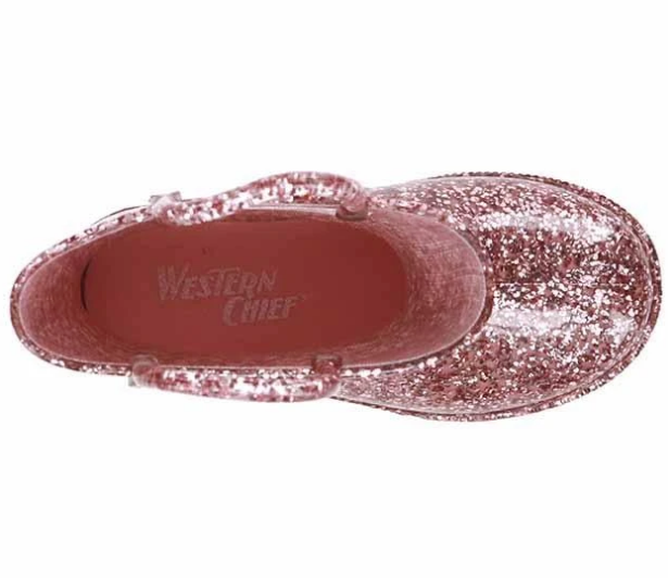 Gold glitter rain sales boots