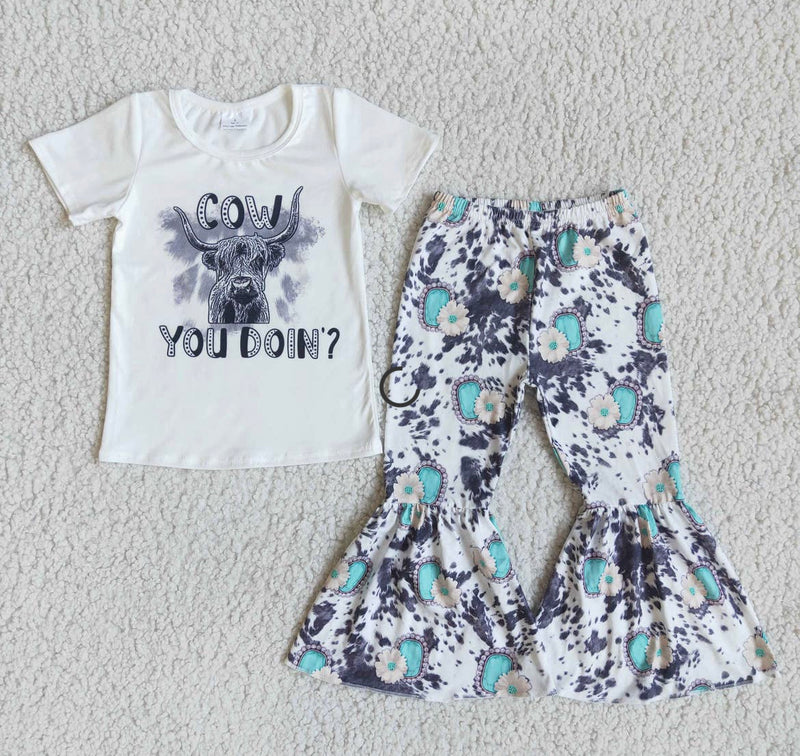 Cowgirl Bell Outfit Cow You Doin