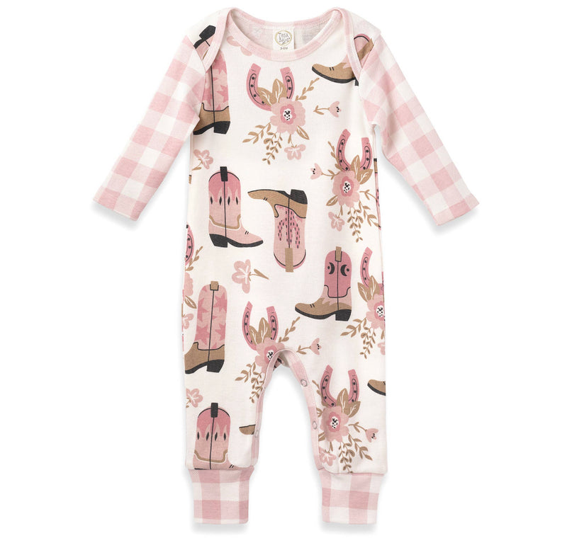 Cowgirl Boots Baby Romper