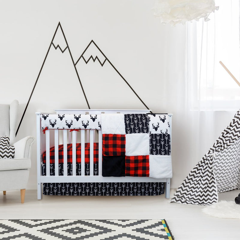 4 Piece Crib Bedding Woodland Collection