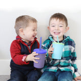Silicone Toddler Straw Cup 12 oz