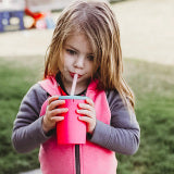 Silicone Toddler Straw Cup 12 oz